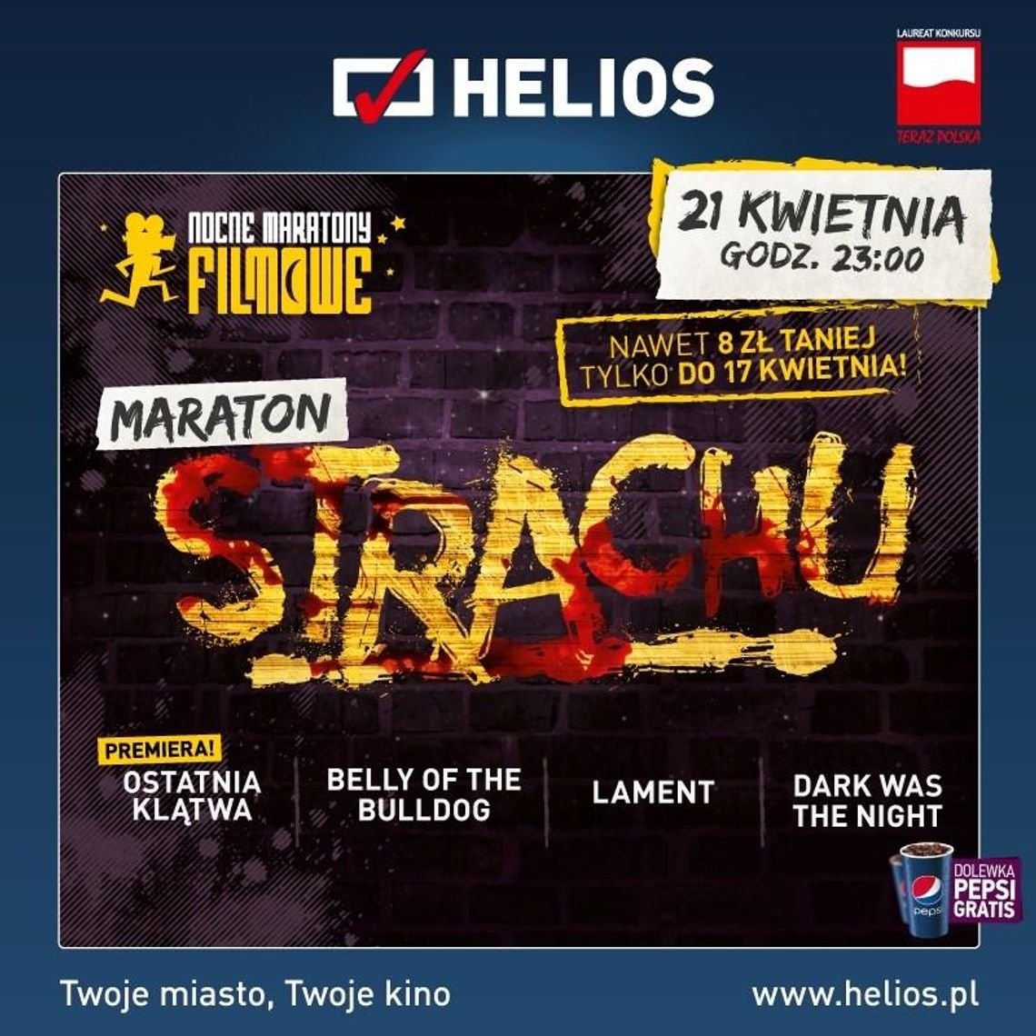 Nie zmrużysz oka aż do rana. Nocny Maraton Strachu w kinie Helios