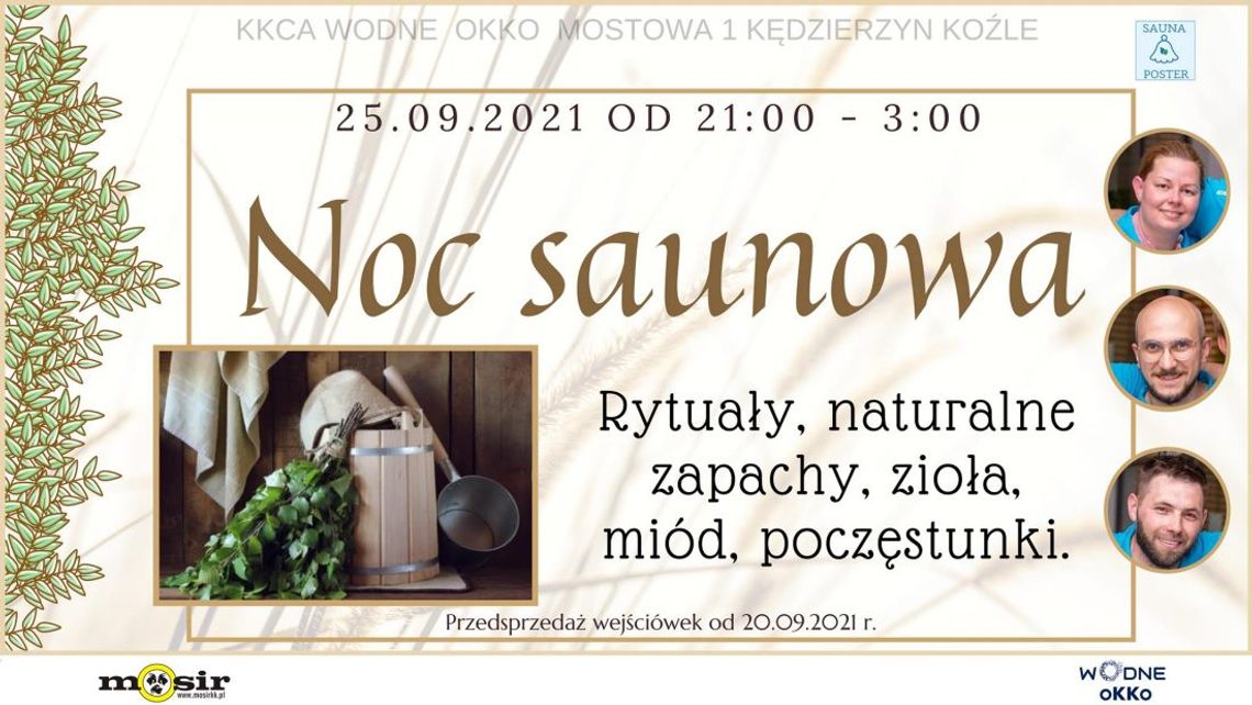 Noc saunowa w Wodnym oKKu. Przez sześć godzin będzie można zrelaksować się w cieple