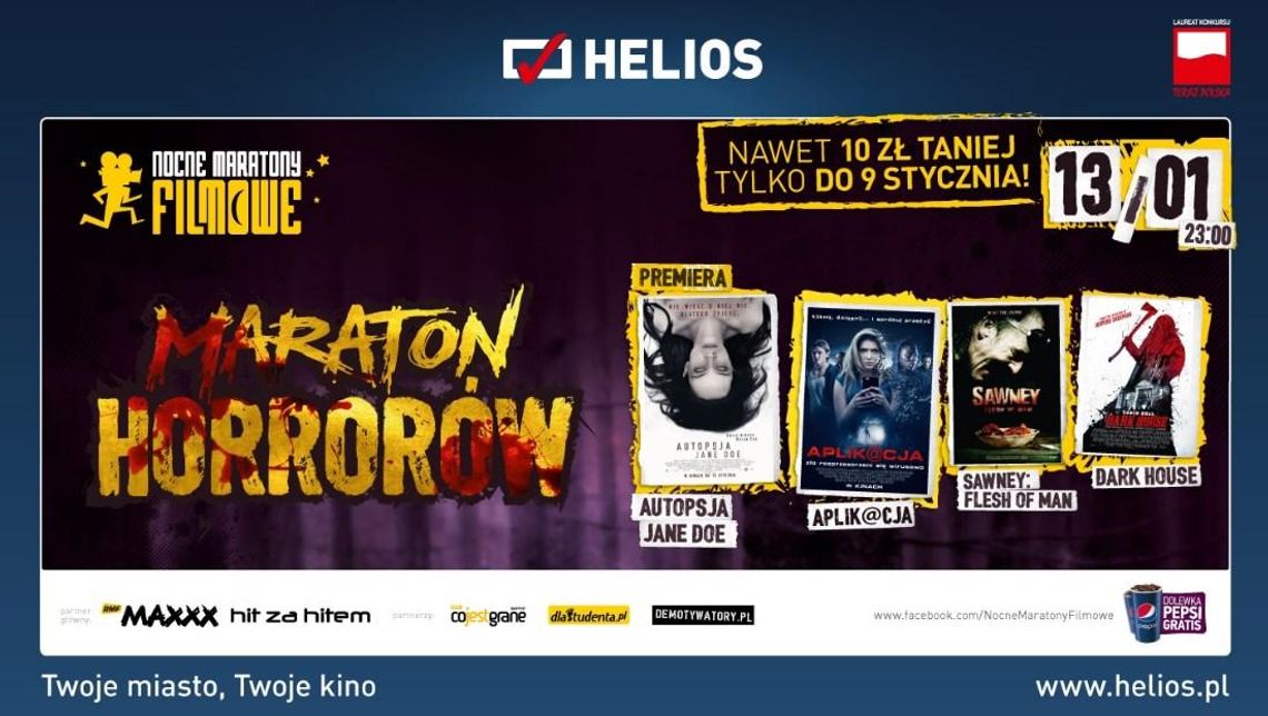 Nocny Maraton Horrorów w kinie Helios