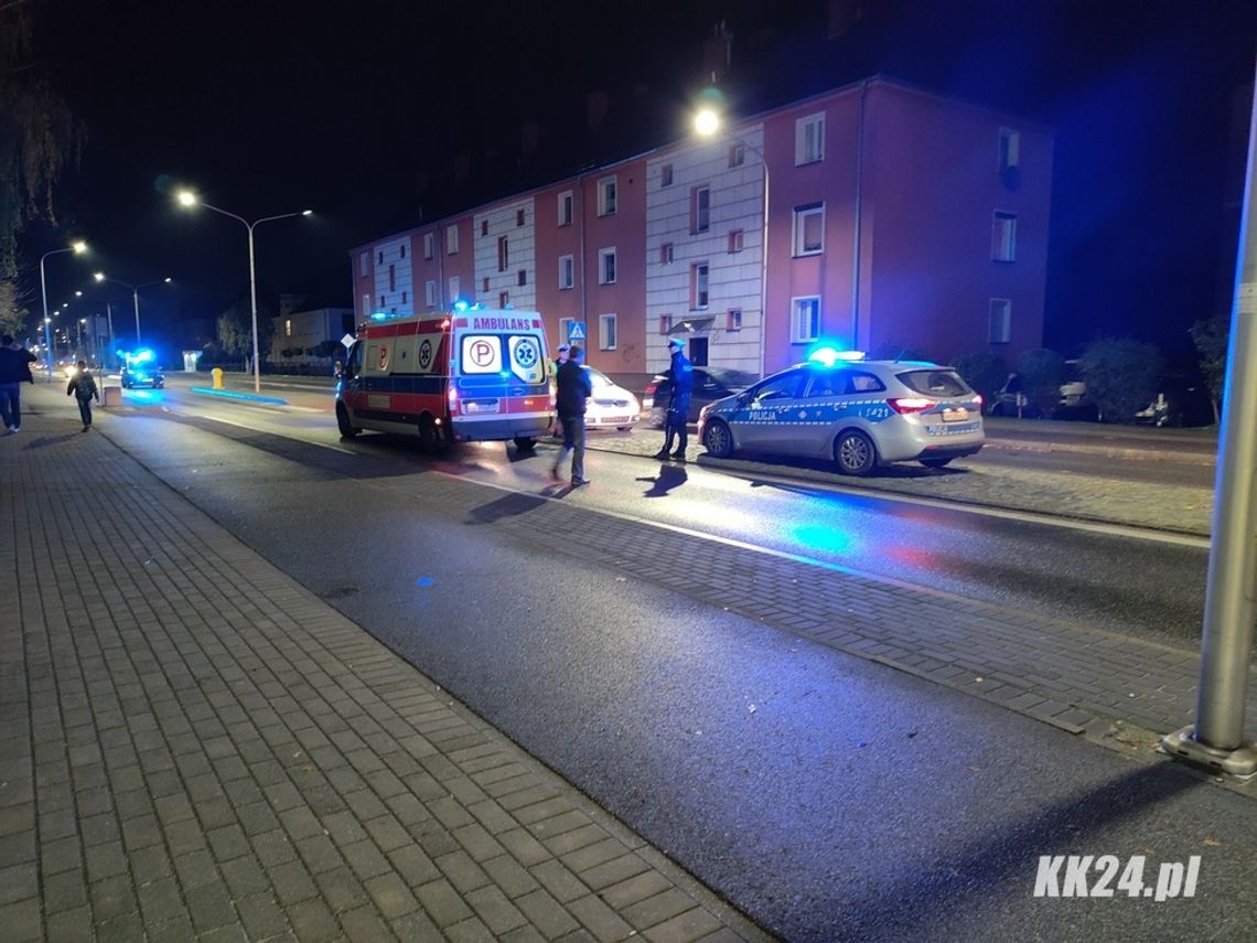 Ojciec z dzieckiem potrąceni na przejściu dla pieszych na ulicy Kozielskiej. Chłopiec został zabrany do szpitala