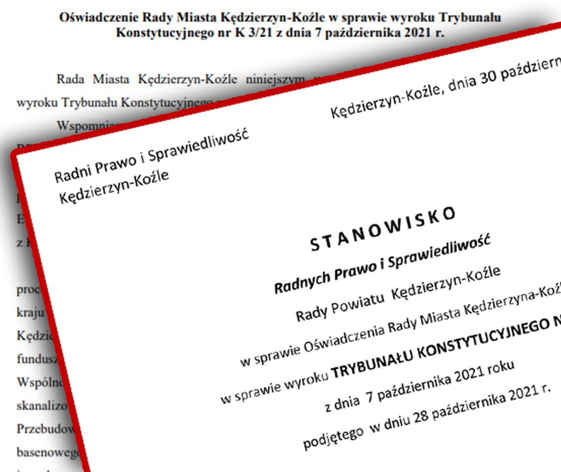 Ostra reakcja radnych PiS na oświadczenie rady miasta w sprawie wyroku Trybunału Konstytucyjnego