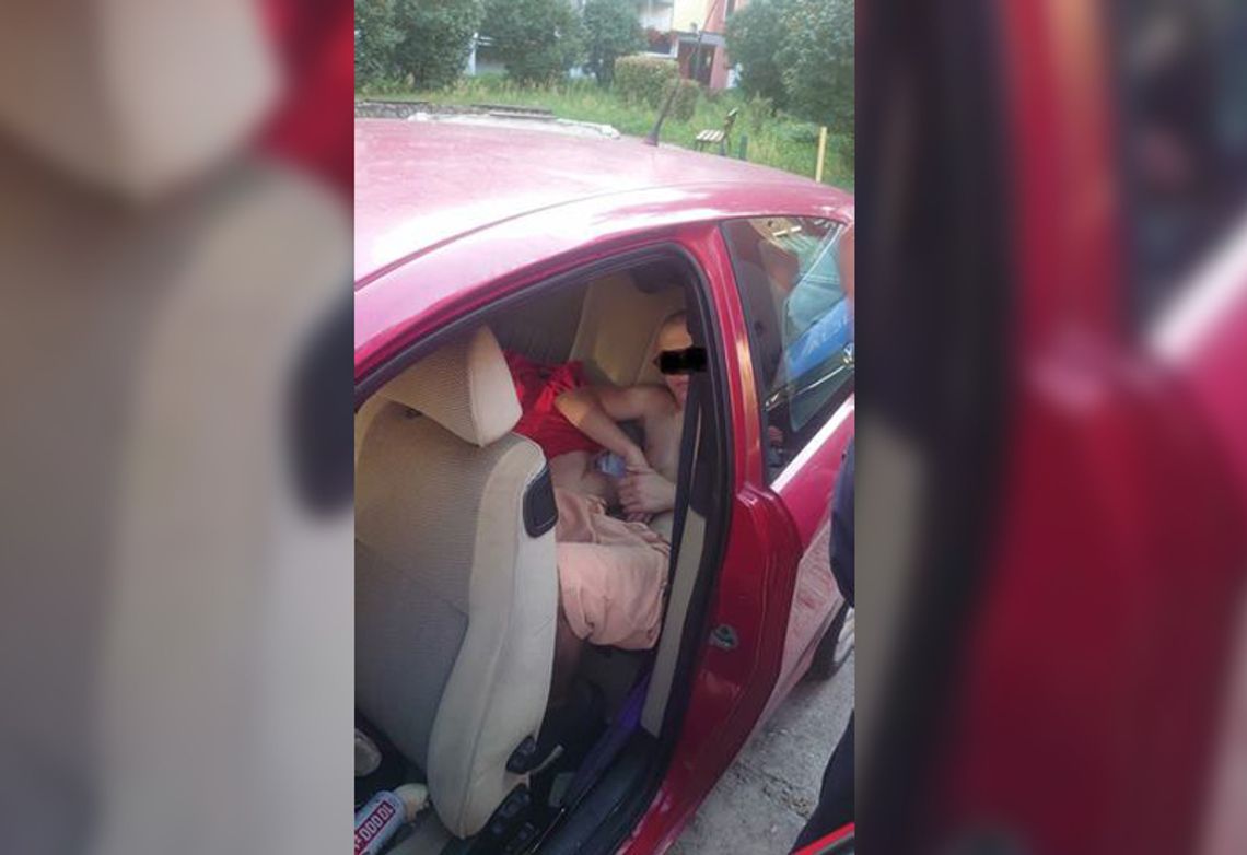 Pani Katarzyna wyszła rano z psem, odkryła, że półnadzy ludzie śpią w jej samochodzie