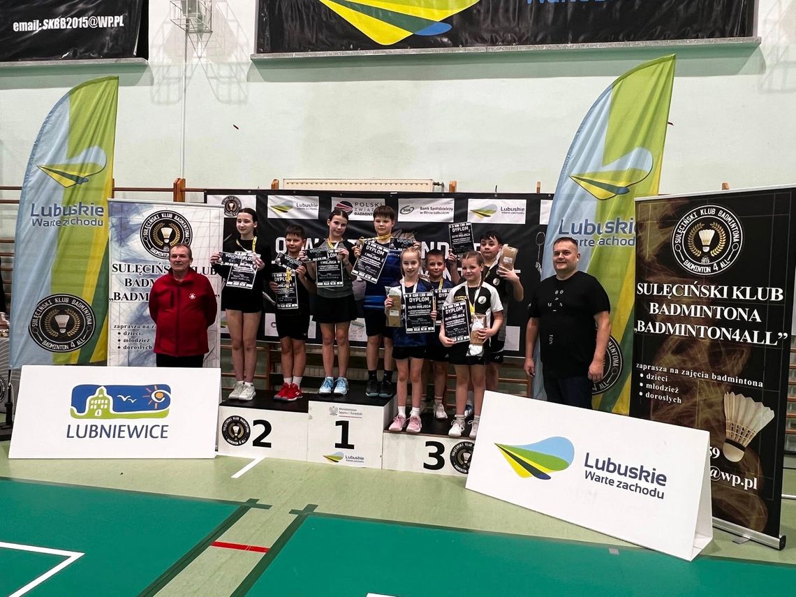 Pięć medali badmintonistów UKS Beninca Kędzierzyn-Koźle na Grand Prix w Lubniewicach