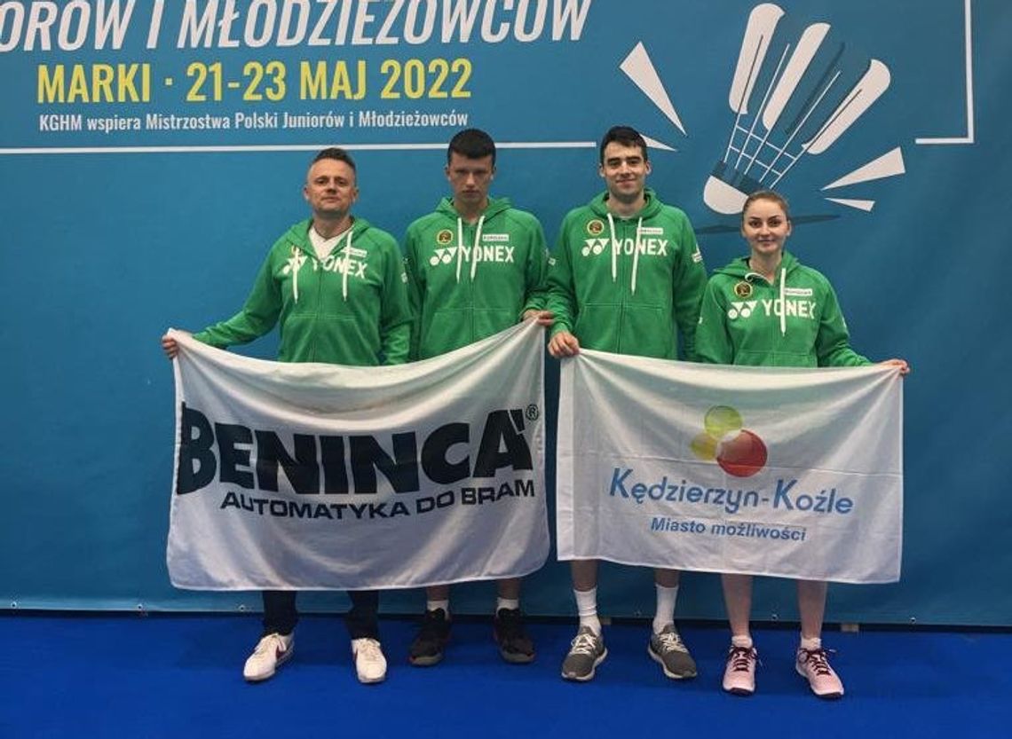 Pięć medali reprezentantów Beninca UKS Feniks Kędzierzyn-Koźle na mistrzostwach Polski w badmintonie