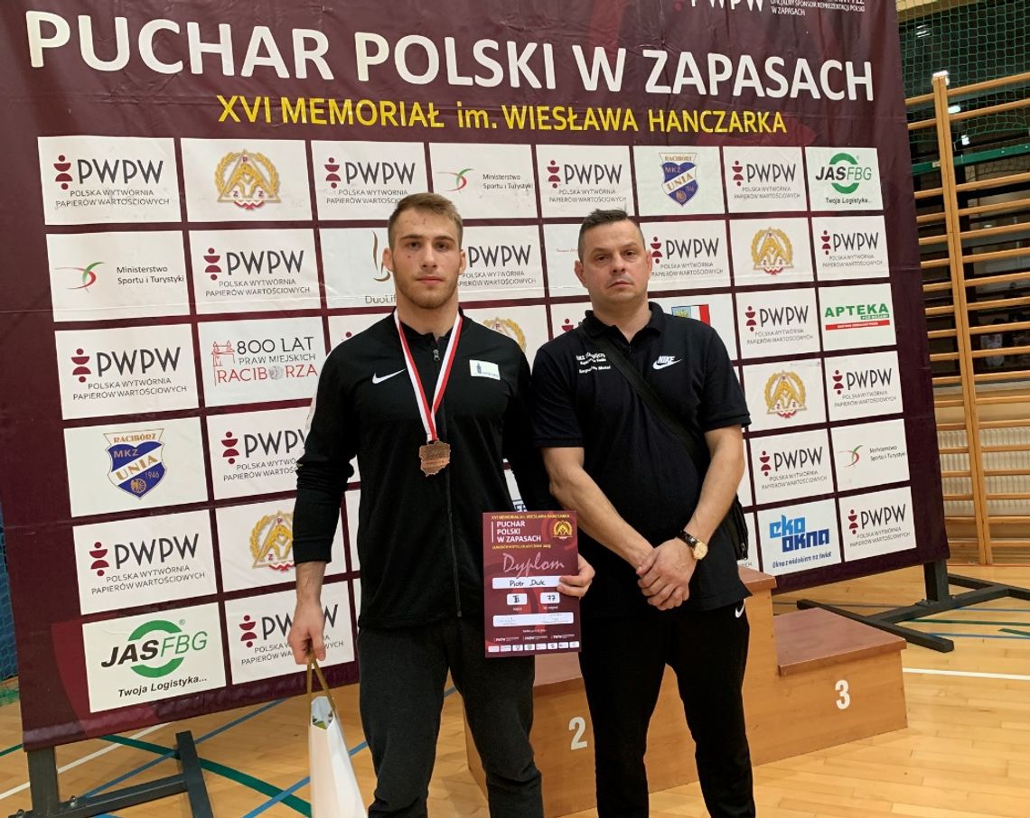 Piotr Duk brązowym medalistą Pucharu Polski seniorów w zapasach