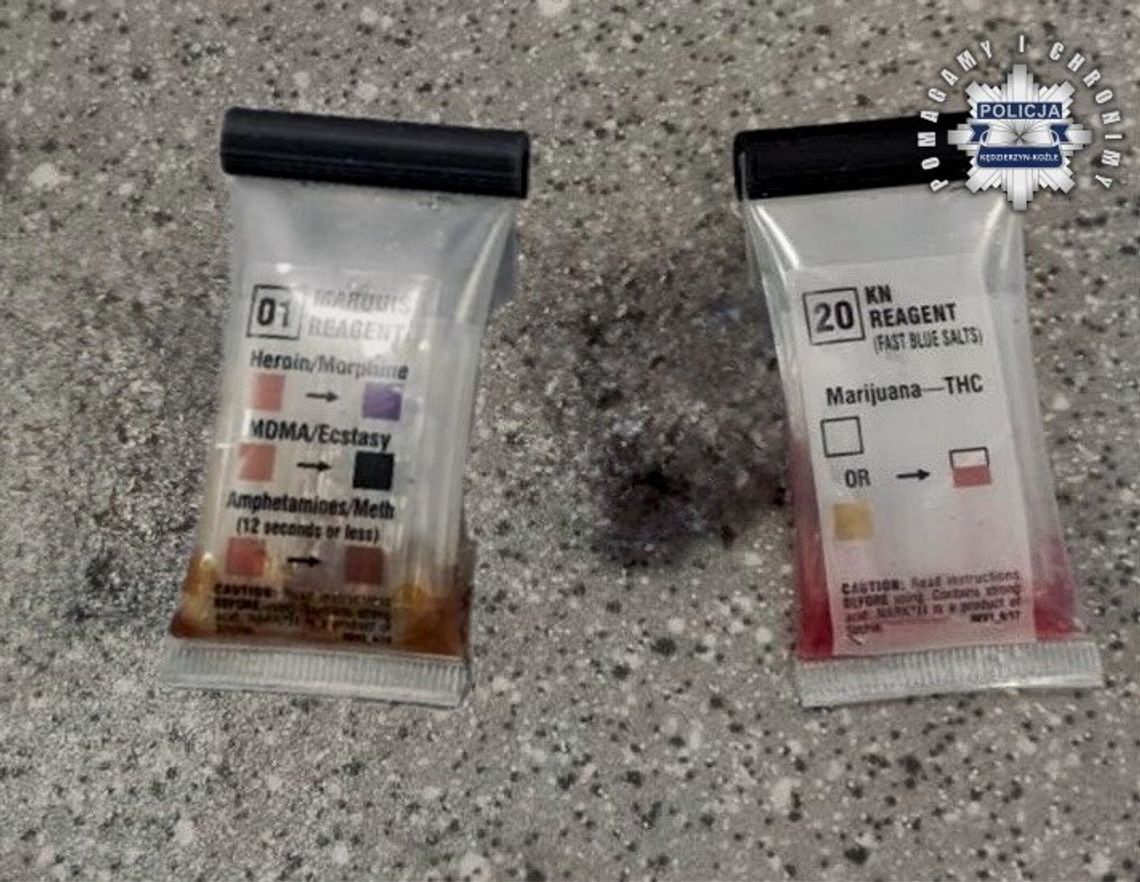 Podczas kontroli policji nastolatkowie byli nerwowi. Funkcjonariusze znaleźli przy nich narkotyki