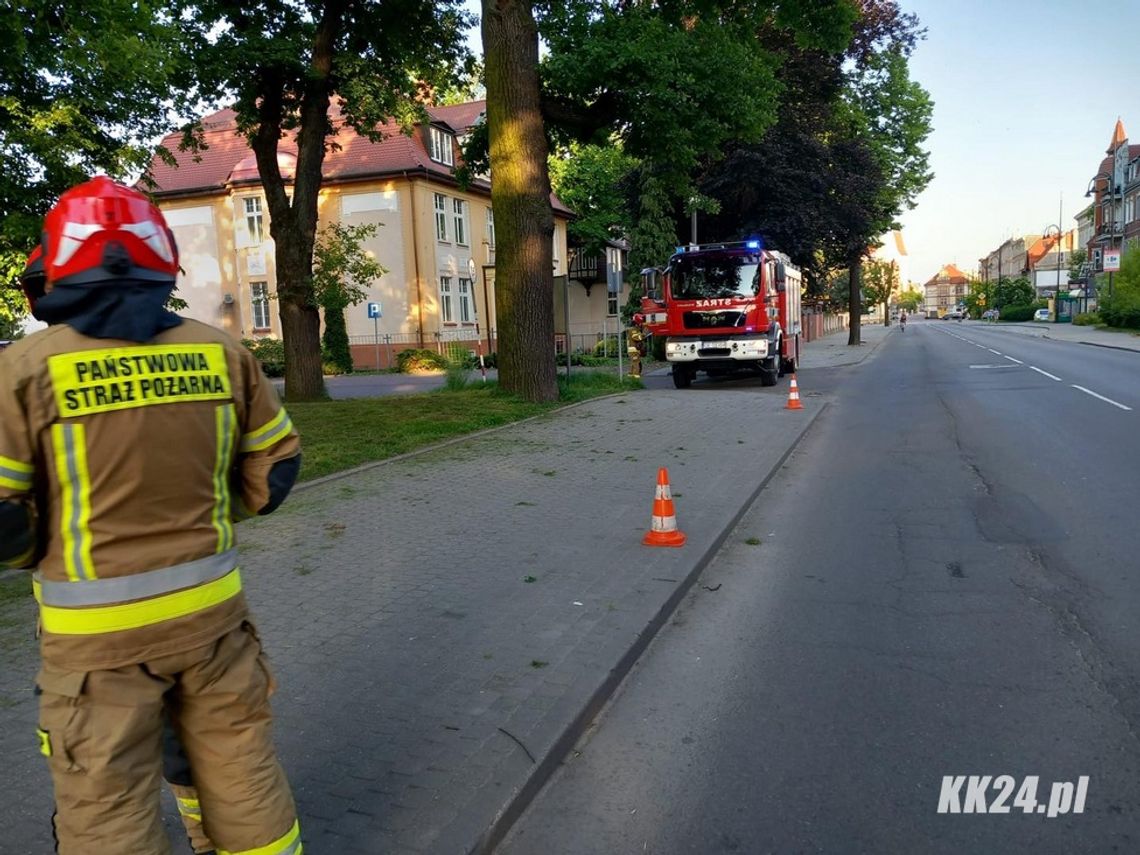 Podczas koszenia uszkodził rurę z gazem. Służby ratunkowe interweniowały przy ulicy Piastowskiej