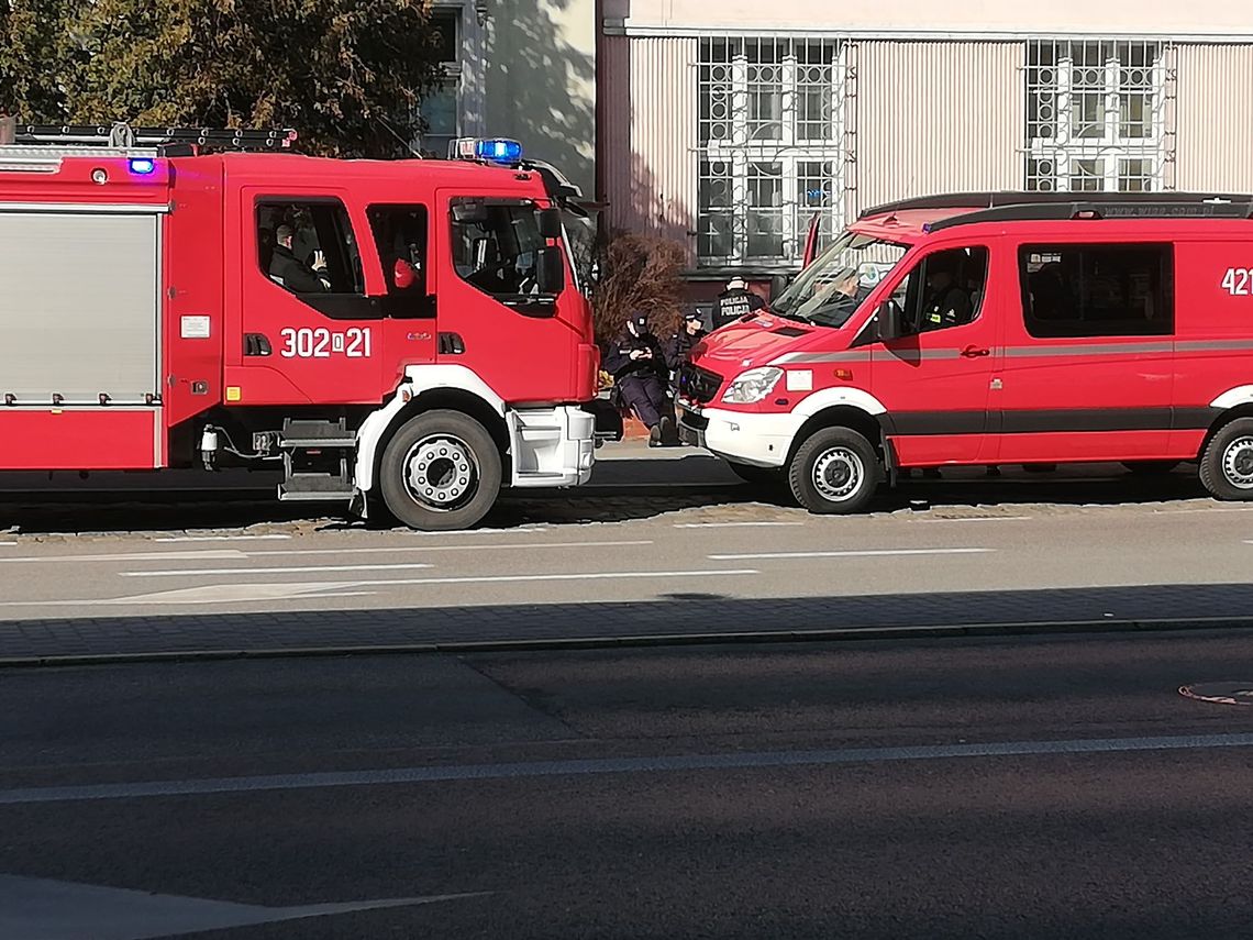 Podejrzana substancja w siedzibie Taurona. Kędzierzyńscy strażacy interweniowali w Opolu