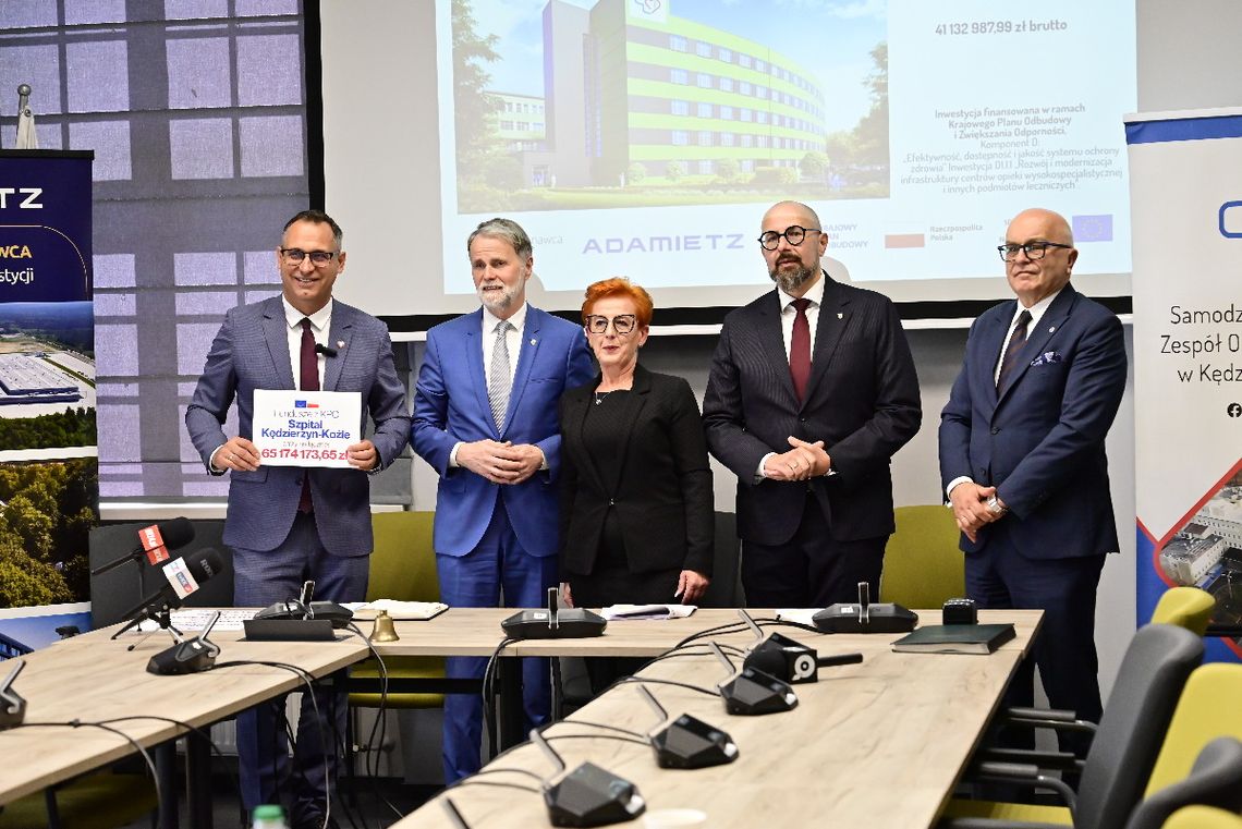 Podpisano umowę na rozbudowę szpitala w Kędzierzynie-Koźlu. Adamietz rusza z inwestycją