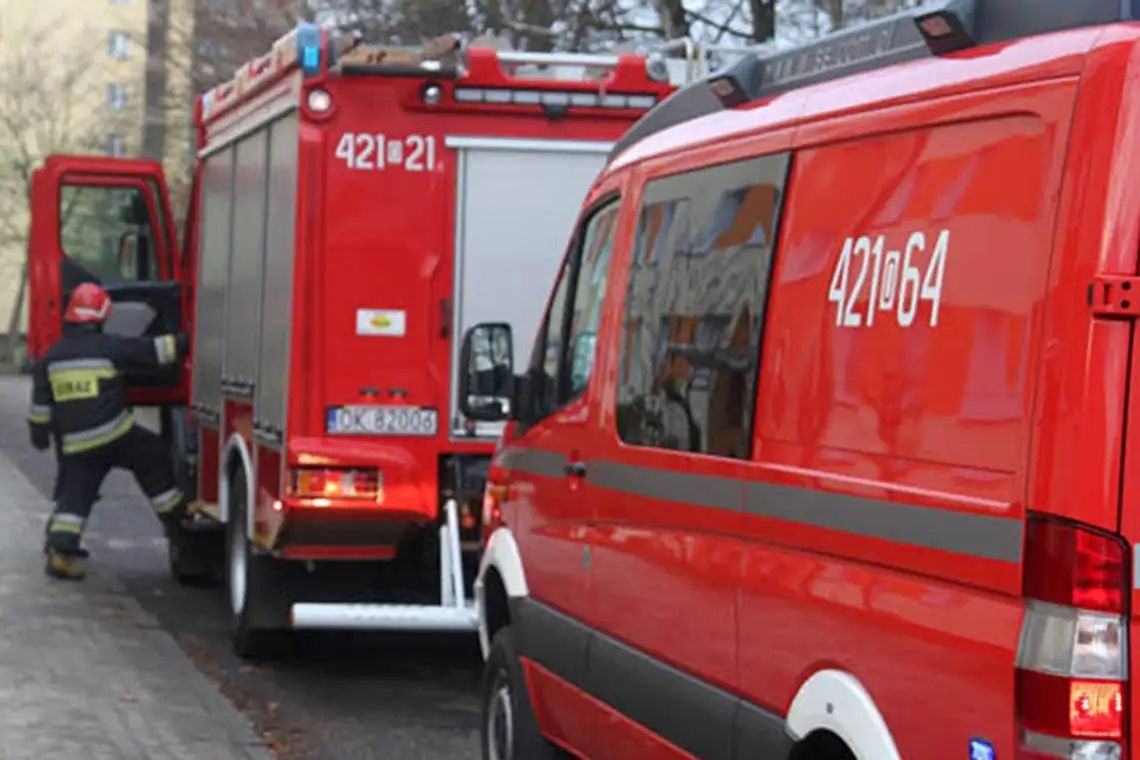 Strażacy z Kędzierzyna-Koźla brali udział w nalocie na laboratorium narkotykowe w powiecie namysłowskim