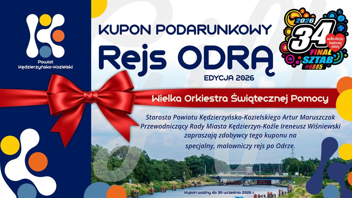 Powiat kędzierzyńsko-kozielski gra z WOŚP. Wyjątkowe aukcje na 34. Finał