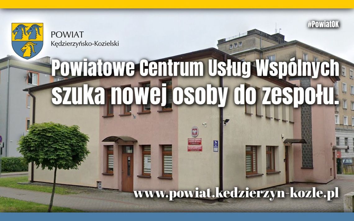 Powiatowe Centrum Usług Wspólnych szuka nowej osoby do zespołu! Trwa konkurs na stanowisko inspektora