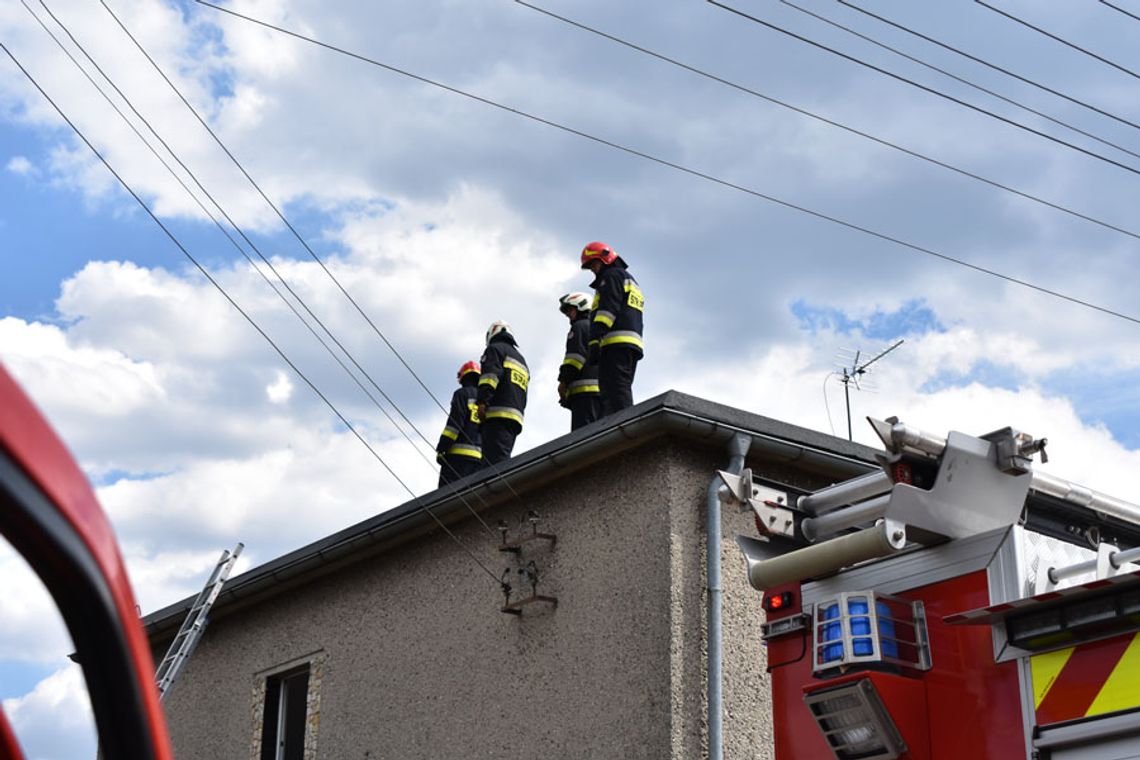 Pożar komina w domu jednorodzinnym. Strażacy interweniowali w Sławięcicach