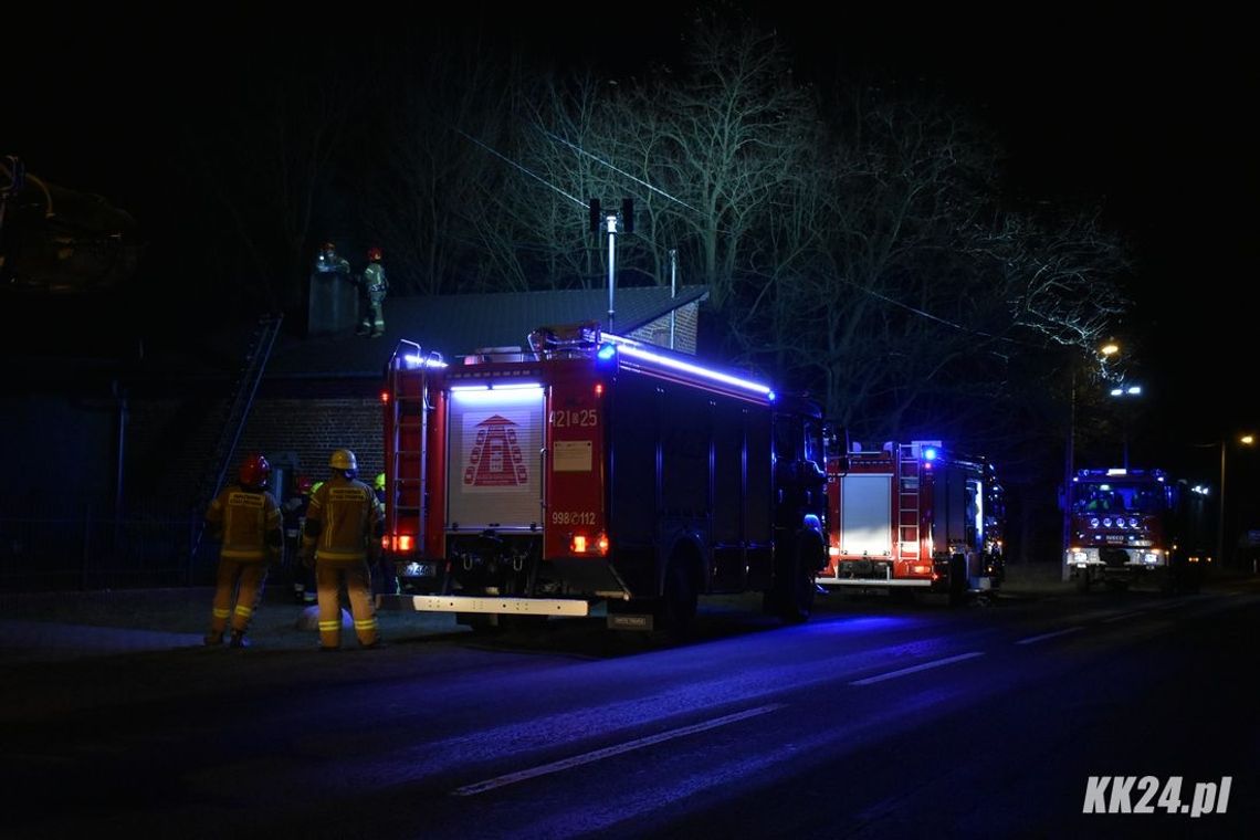 Pożar przewodu kominowego. Strażacy interweniowali w Ortowicach