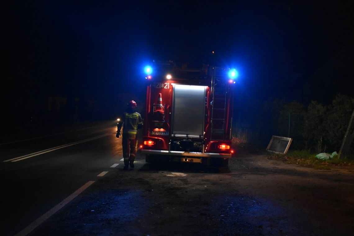 Pożar sadzy w kominie. Interwencja strażaków na Blachowni