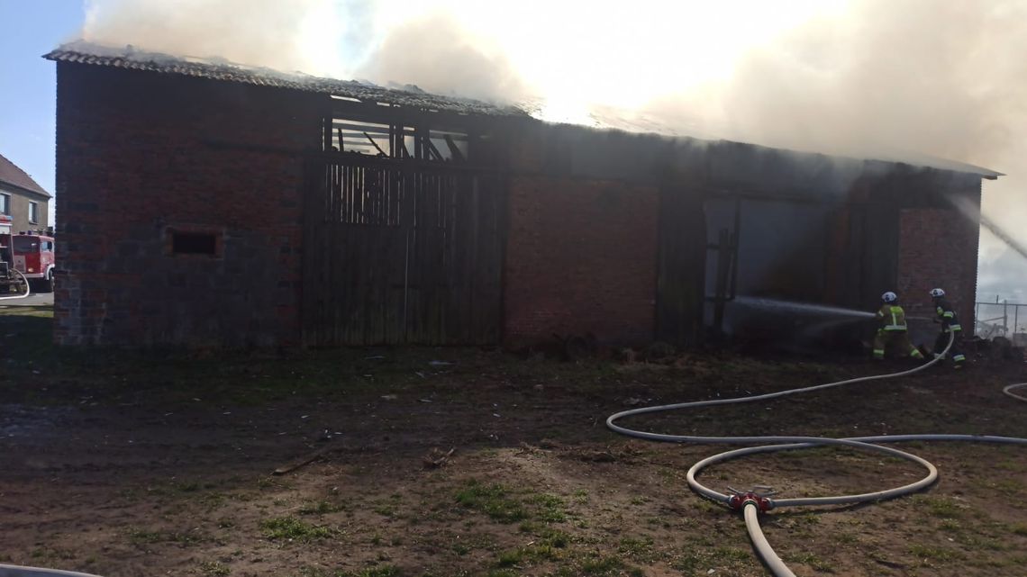 Pożar zabudowań gospodarczych w Dębowej. Na miejscu liczne siły straży pożarnej Pożar zabudowań gospodarczych w Dębowej. Na miejscu liczne siły straży pożarnej