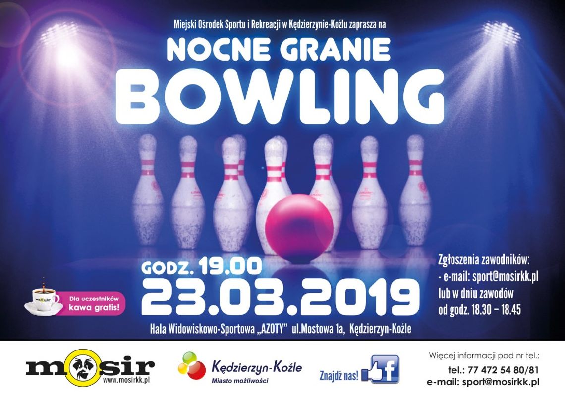 Przed nami szósta edycja nocnego turnieju bowlingowego w Kędzierzynie-Koźlu