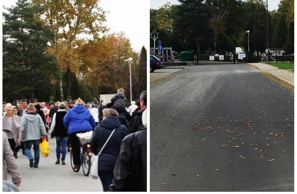 Puste ulice, puste cmentarze... Takiego dnia Wszystkich Świętych jeszcze nie było