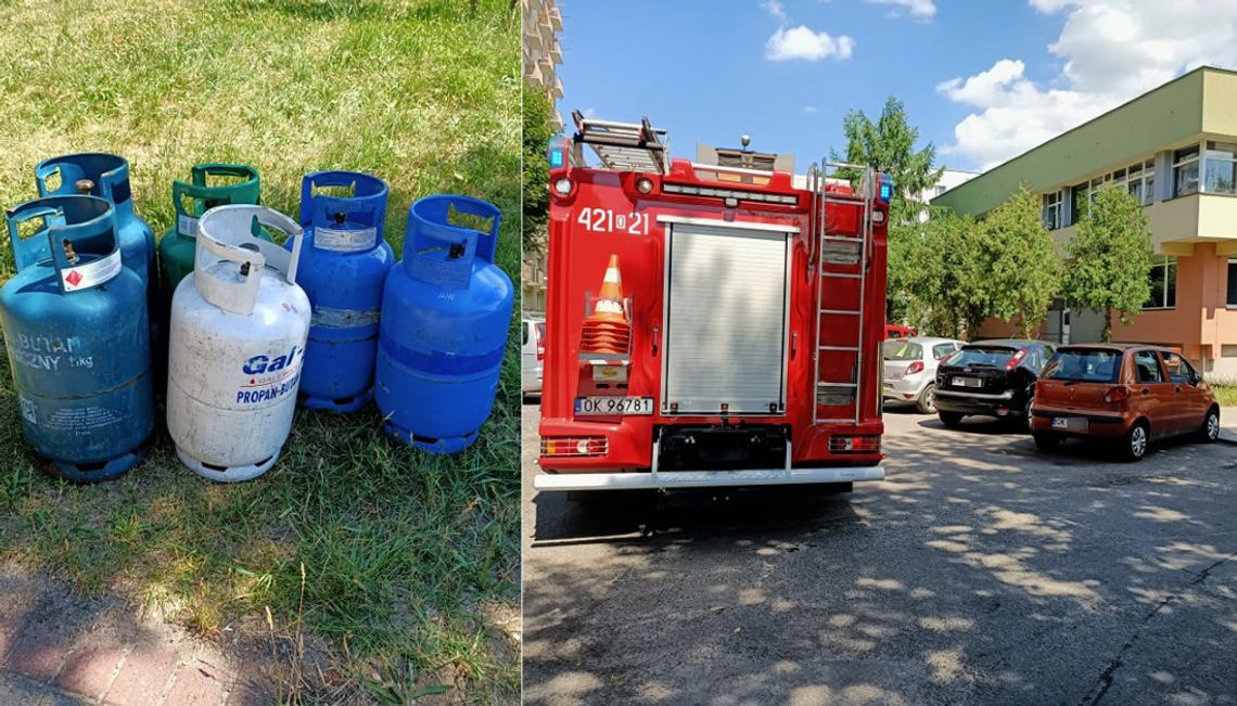 Robotnicy zostawili włączony palnik i zeszli z dachu. Interweniowała straż pożarna