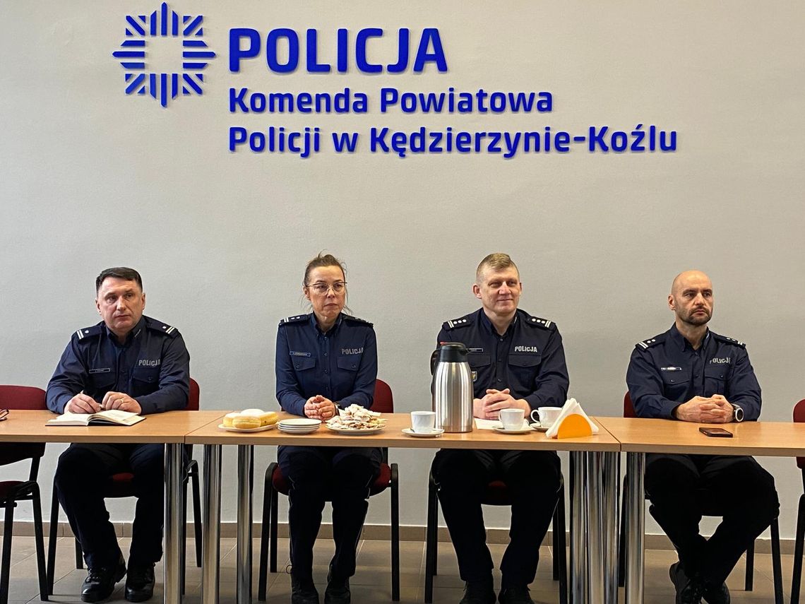 Roczna odprawa policji w Kędzierzynie-Koźlu z udziałem samorządowców. Aż 12 tysięcy interwencji na terenie naszego powiatu