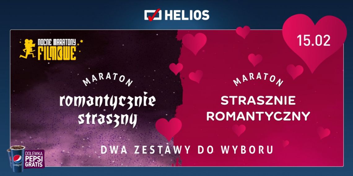 Romantycznie straszny bądź strasznie romantyczny. Walentynkowe maratony w kinie Helios