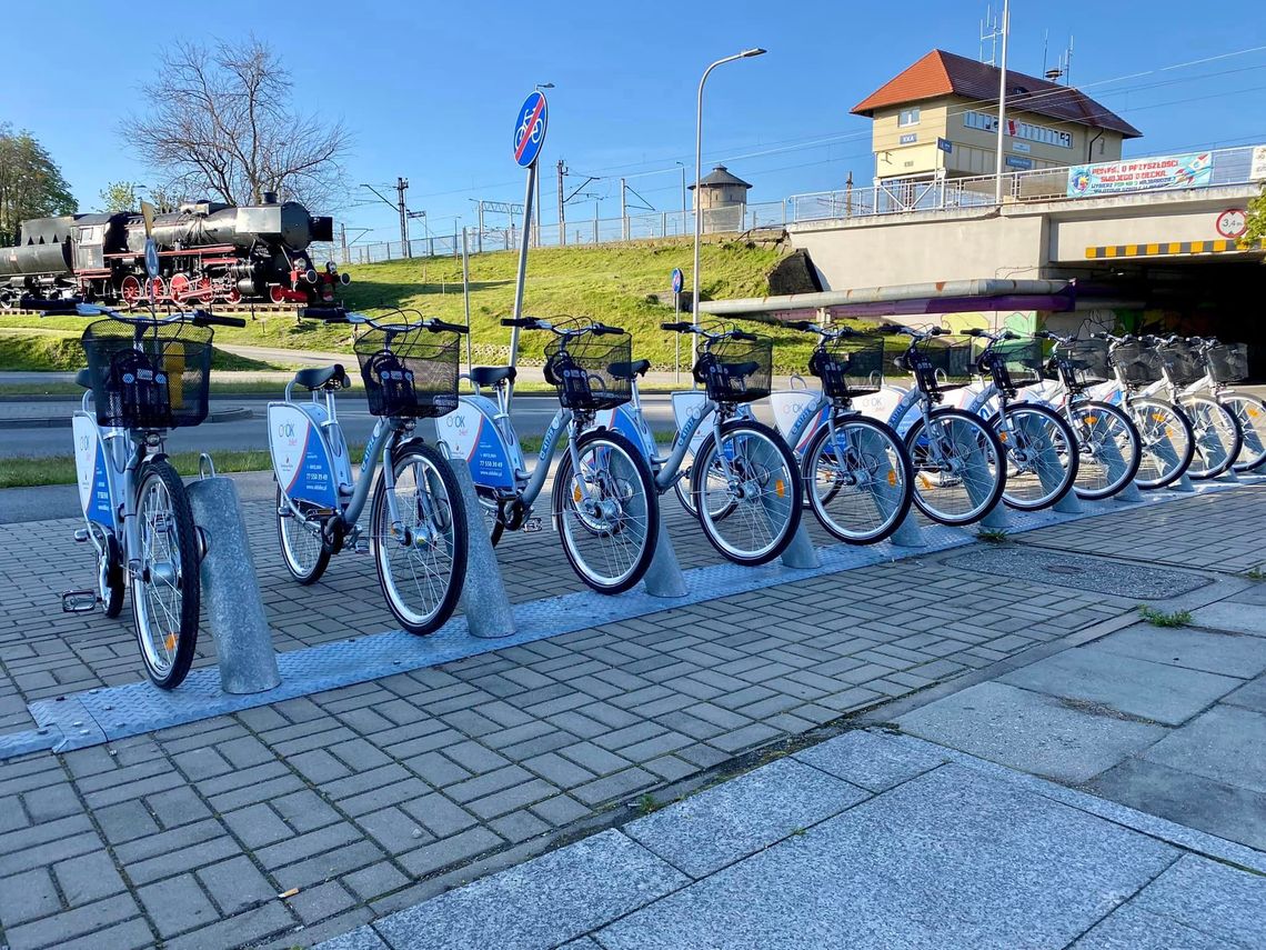 Rowery miejskie wróciły na ulice Kędzierzyna-Koźla. Do dyspozycji jest 70 jednośladów na 14 stacjach