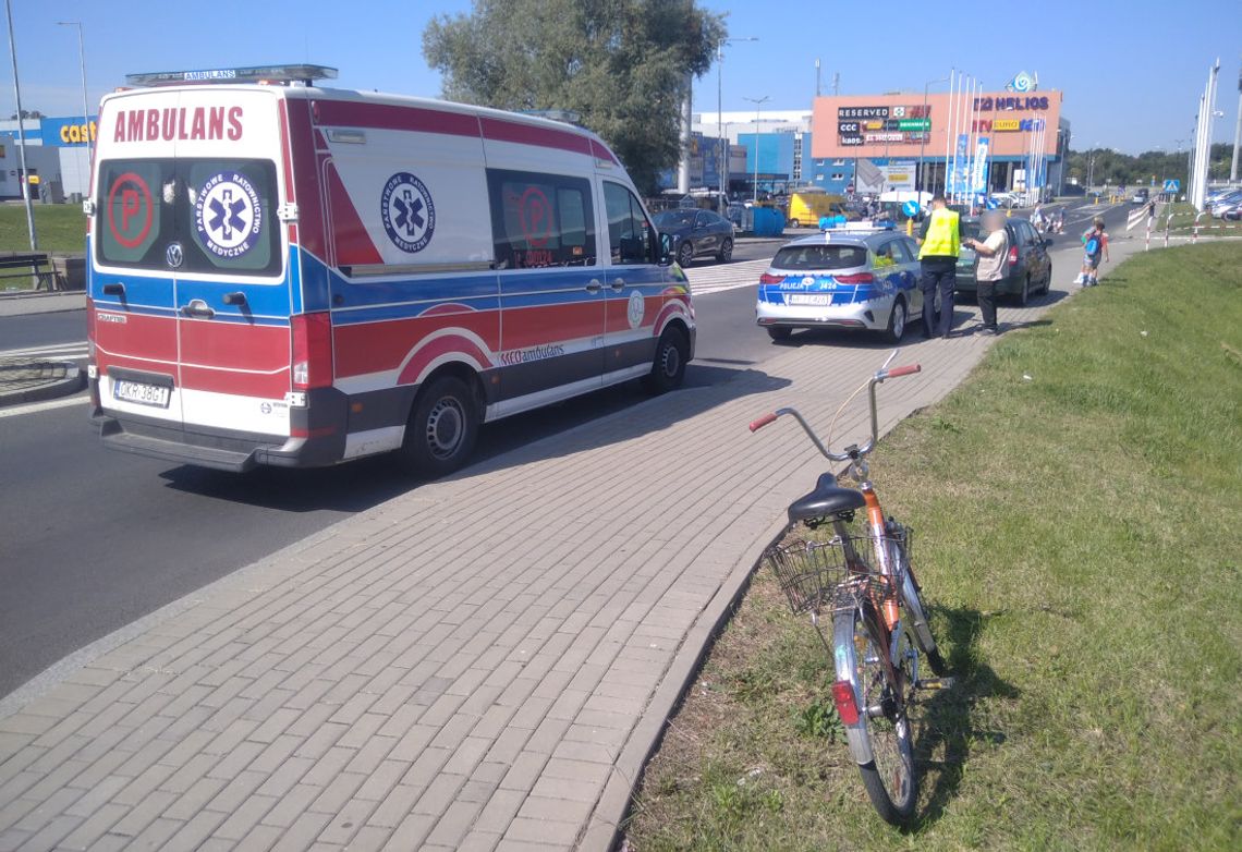 Rowerzystka potrącona na przejeździe. Kolizja na ulicy Kozielskiej