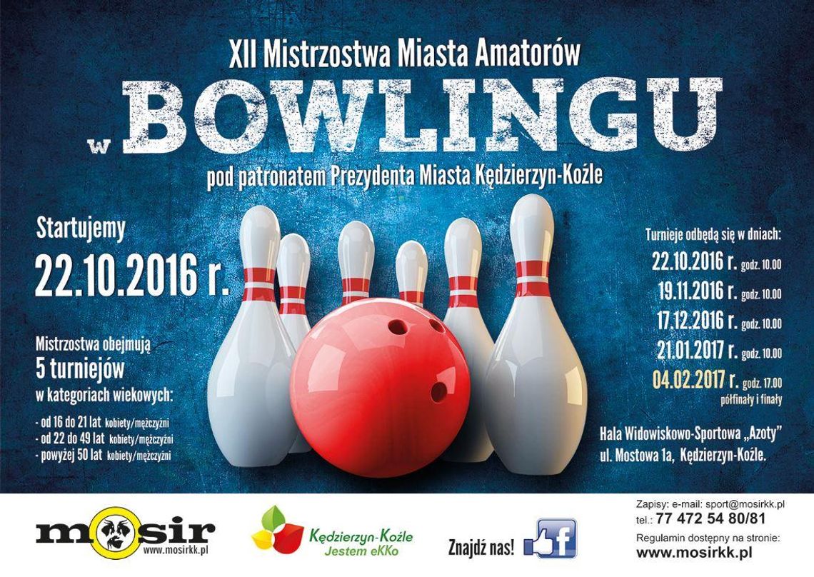 Ruszyły zapisy do kolejnej edycji Mistrzostw Miasta Amatorów w bowlingu