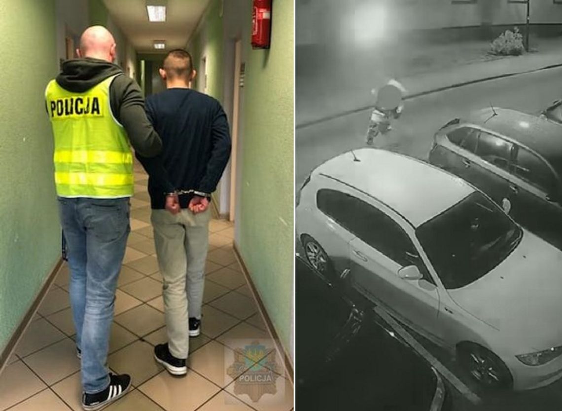 Rzucił w balkon koktajlem Mołotowa, spalił auta na parkingu. Damian O. stanie przed sądem