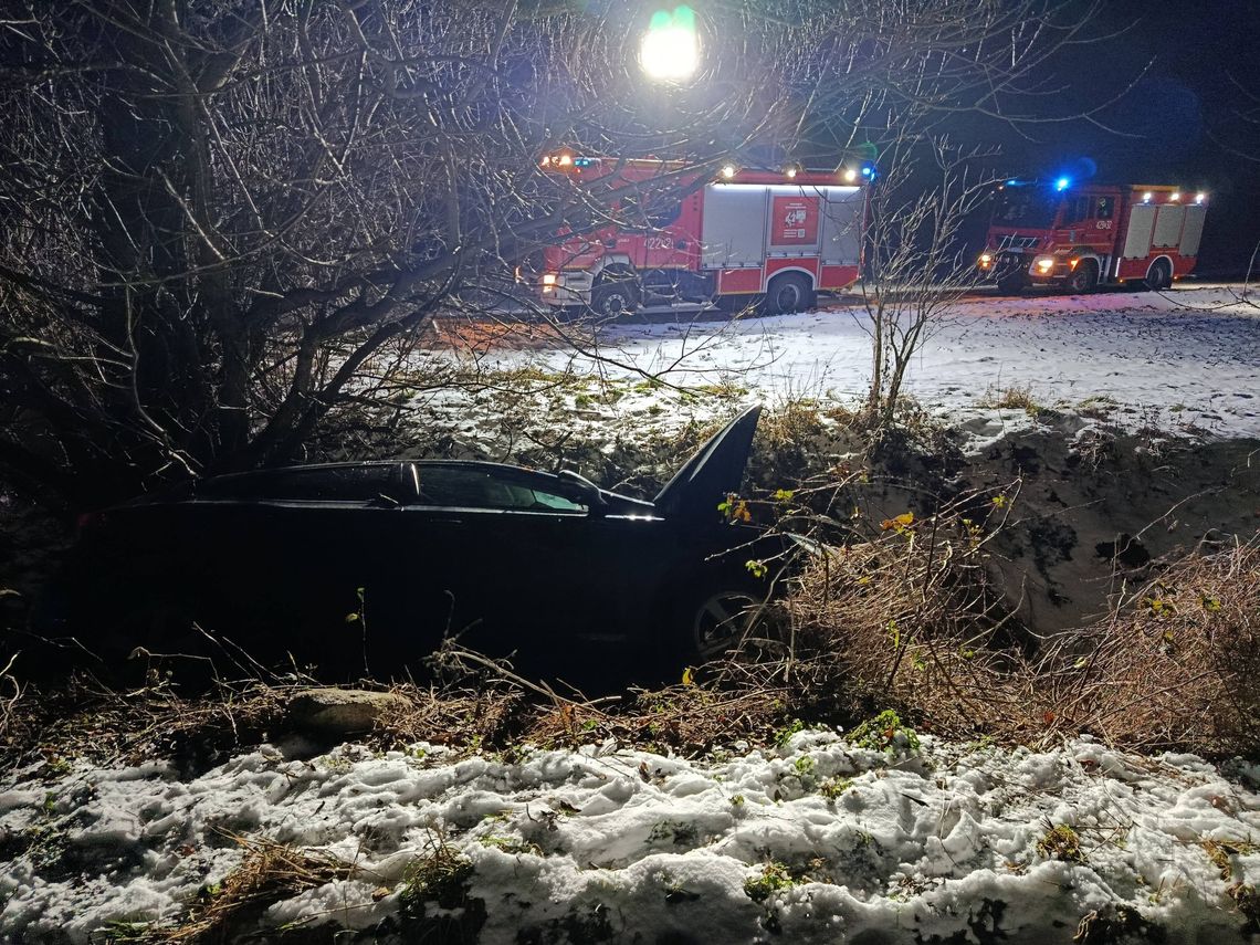 Samochód wypadł z drogi między Bytkowem a DK38. Interweniowały służby Samochód wypadł z drogi między Bytkowem a DK38. Interweniowały służby