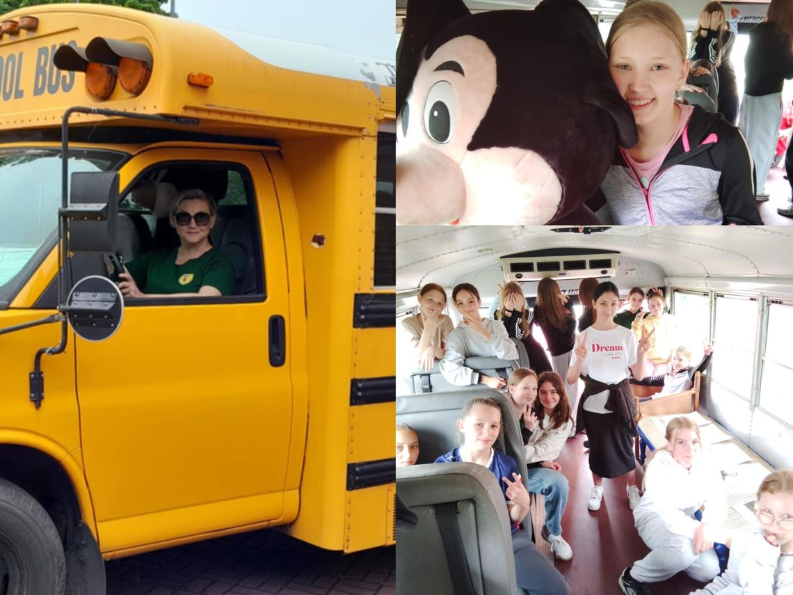 Sportowe emocje, słodkości i amerykański autobus. Dzień Dziecka w PSP nr 1