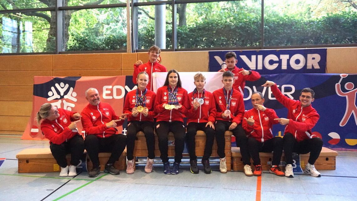 Stanęli pięć razy na podium Mistrzostw Europy. Świetne występy badmintonistów z Kędzierzyna-Koźla