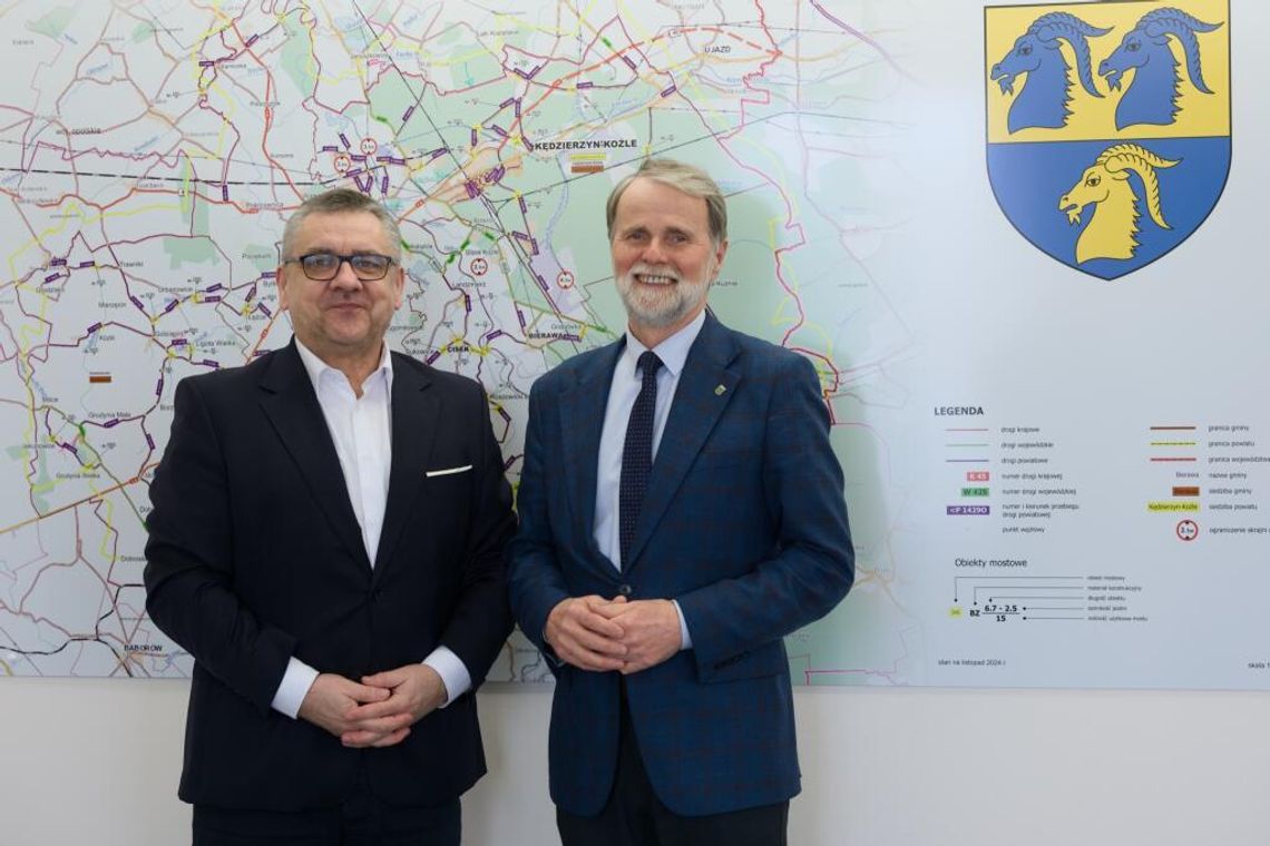 Starostowie Artur Maruszczak i Waldemar Gaida rozmawiali o współpracy w ochronie zdrowia