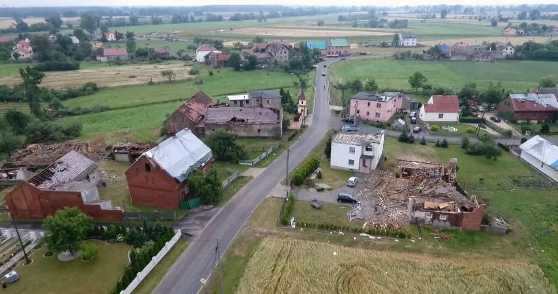 Starostwo Powiatowe pomoże mieszkańcom poszkodowanym przez nawałnicę