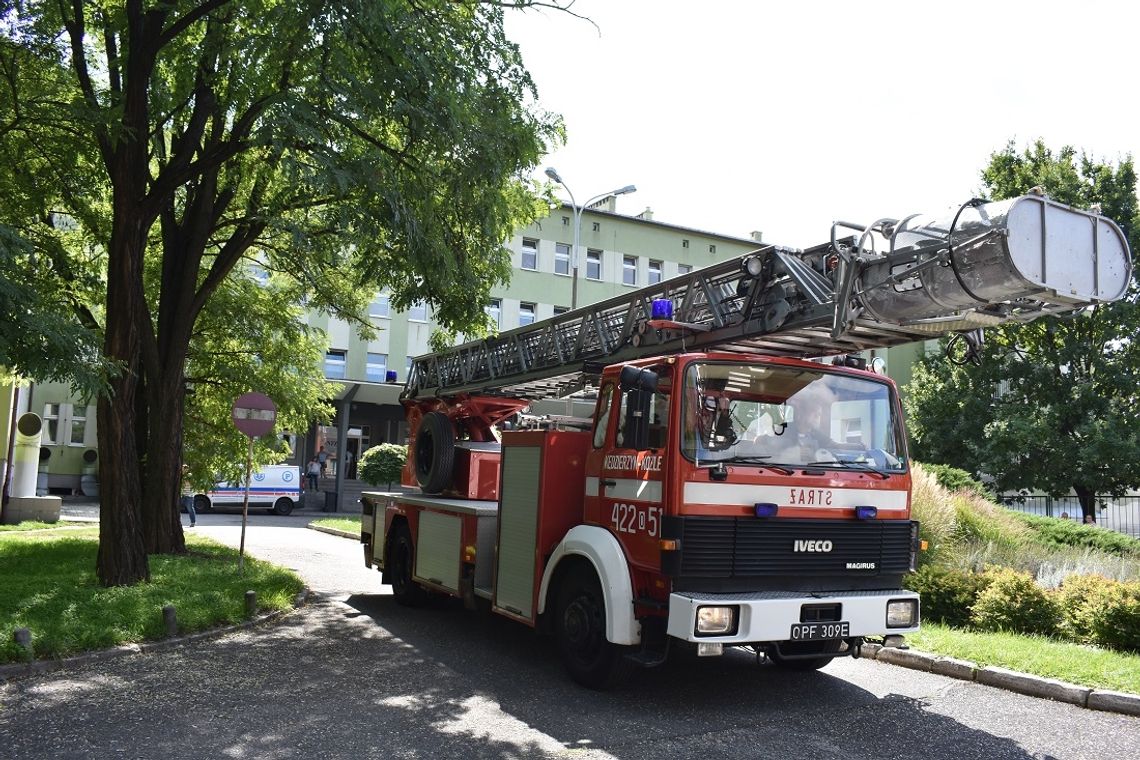 Strażacy interweniowali w kozielskim szpitalu. Włączyła się czujka pożarowa