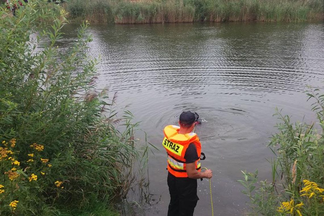 Strażacy z Kędzierzyna-Koźla pomagali szukać topielca w wyrobisku pod Opolem