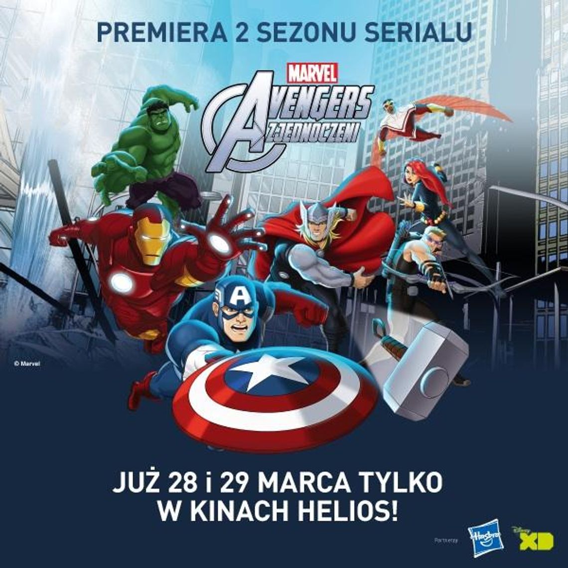 Superbohaterowie na ekranie kina Helios. Premiera serialu "Avengers: Zjednoczeni"