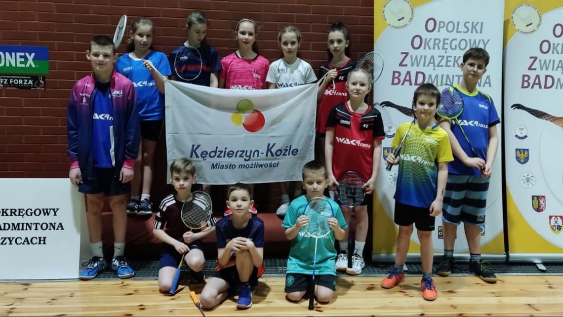 Świetne wyniki młodych badmintonistów MMKS-u na turniejach w Kępnie i Głubczycach