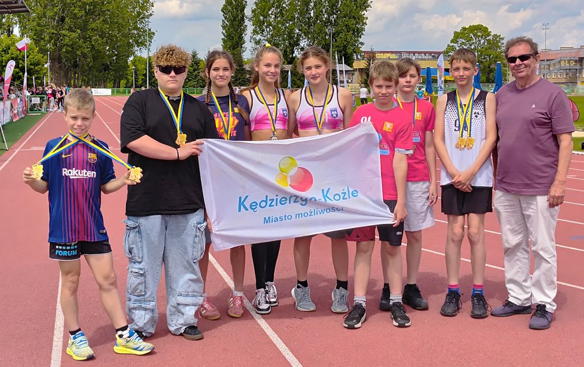 Świetne występy lekkoatletów MMKS Kędzierzyn-Koźle na mistrzostwach województwa młodzików i dzieci