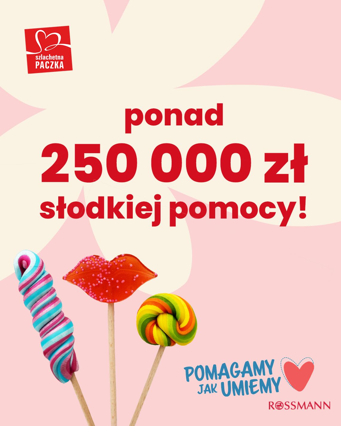 Szlachetna Paczka podsumowuje akcję z Rossmannem