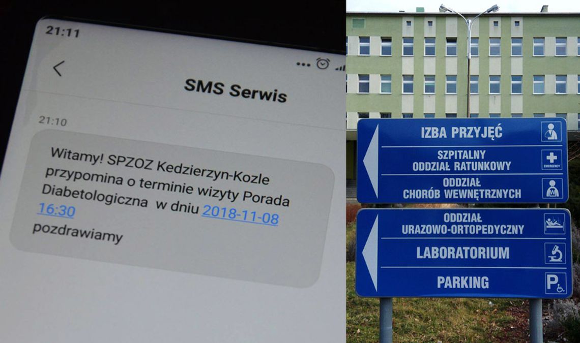 Szpital w Kędzierzynie-Koźlu wysyła pacjentom SMS-y. Teraz nie zapomną o wizycie