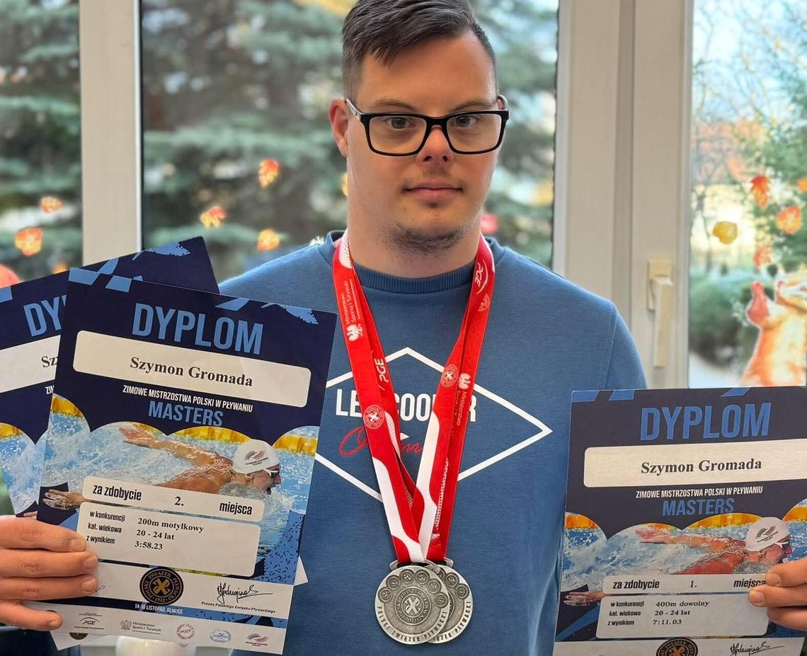 Szymon Gromada znów udowadnia, że nie ma rzeczy niemożliwych. Kolejne medale dla mieszkańca Kędzierzyna-Koźla