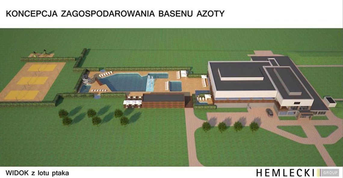 Tak będą wyglądać nowe baseny w Azotach. Budowa ruszy w przyszłym roku