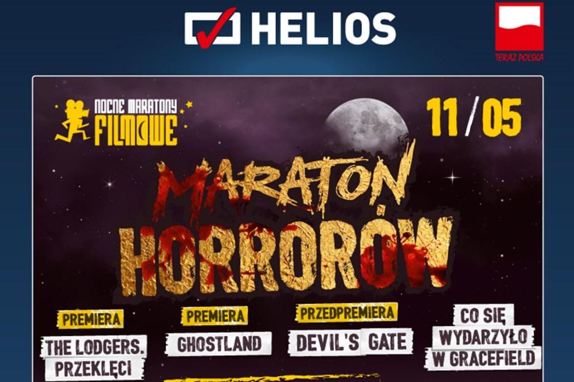 To będzie noc pełna strachu. Nocny maraton horrorów w kinie Helios