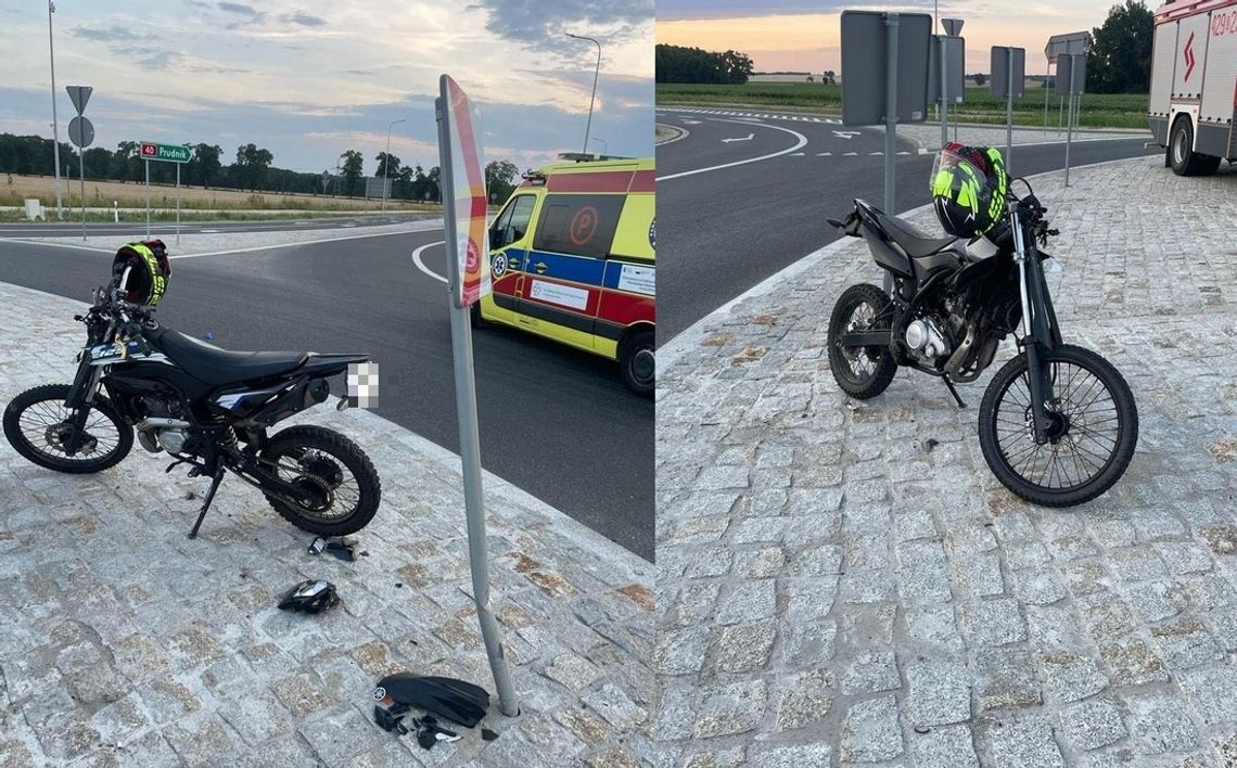 To strażak po służbie udzielił pomocy poszkodowanemu motorowerzyście, który został potrącony przy pościgu za osobowym volkswagenem