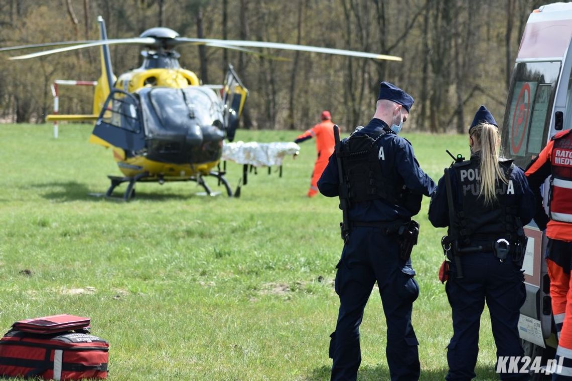 Tragiczny wypadek w gminie Cisek. Zginął mężczyzna przygnieciony przez ciągnik rolniczy