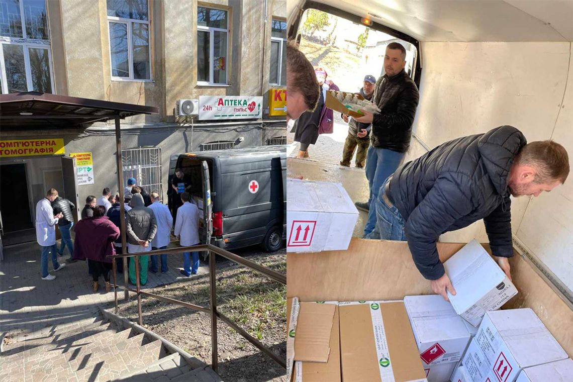 Transporty koordynowany przez kędzierzyńskie starostwo dotarł do szpitala we Lwowie