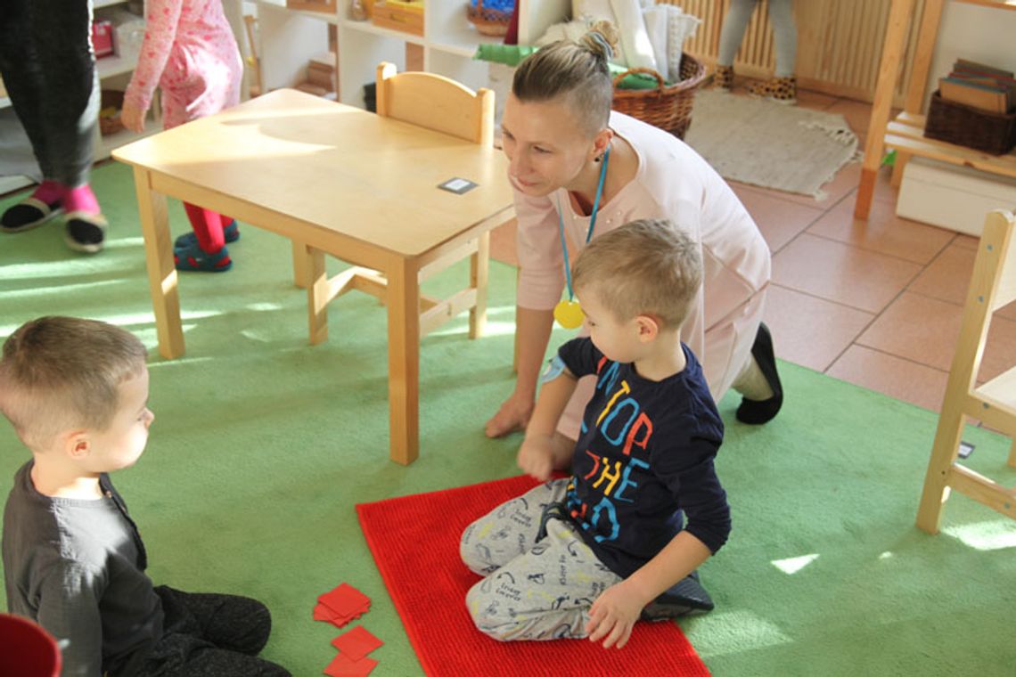 Tu uczą maluchy samodzielności. Przedszkole w duchu Marii Montessori w Kędzierzynie-Koźlu