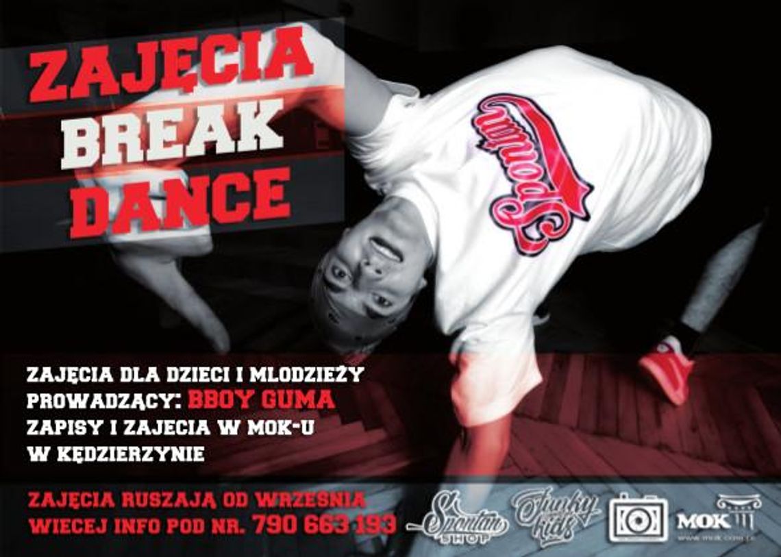 Twoje dziecko rozsadza energia? Tu będzie mogło dać jej upust. Dzisiaj nabór do sekcji break-dance