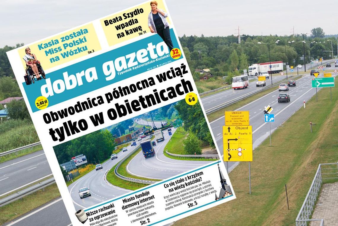 Tygodnik Dobra Gazeta: obwodnica północna wciąż tylko w obietnicach